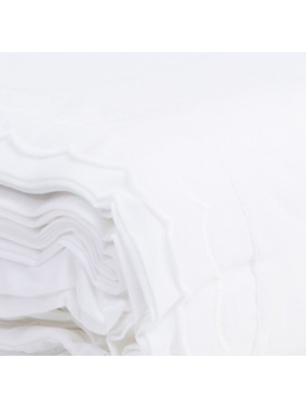 DOCOFIL Made In Portugal Scallop Ruffle Sheet Set - Picture 3 of 3